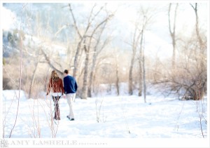 Salt Lake City Engagement Photography Snow