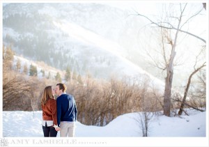 Salt Lake City Engagement Photography Snow