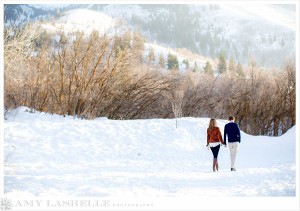 Salt Lake City Engagement Photography Snow